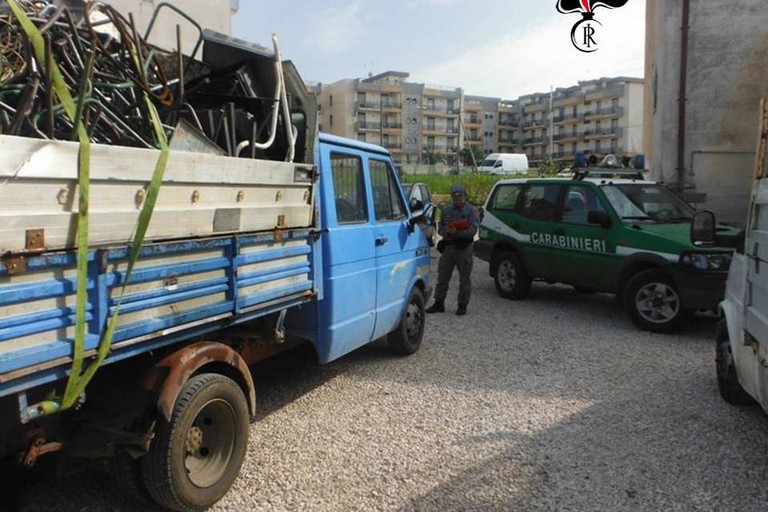 intervento dei Carabinieri Forestali