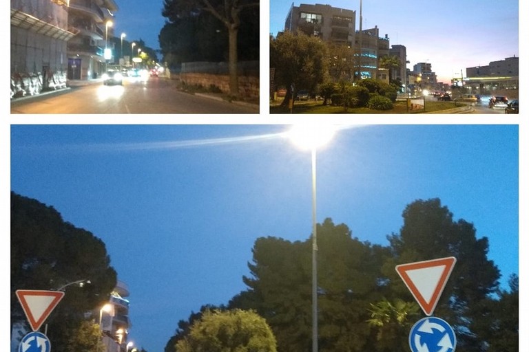 Illuminazione via Corato