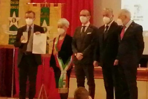 foto Stella al Merito del lavoro premiato ling andriese Vincenzo De Vita Stelle al merito premiati in