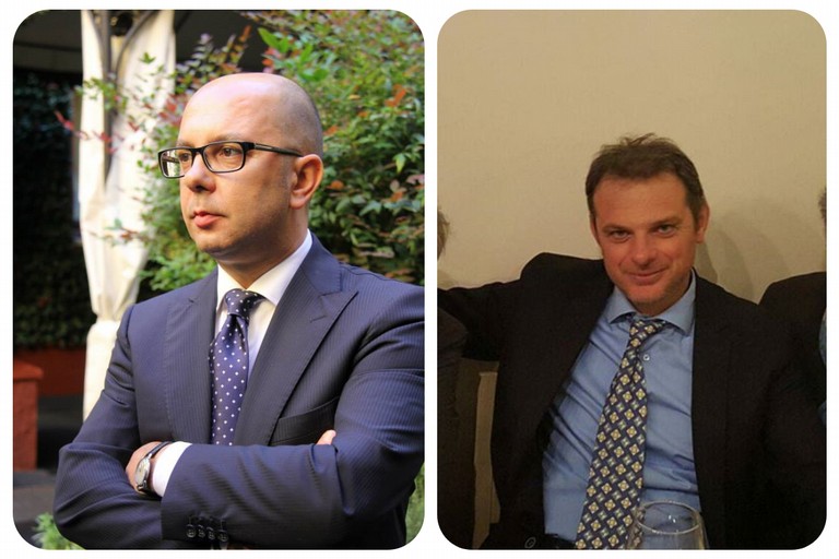 da sx l'avvocato Nespoli e l'avvocato Balducci