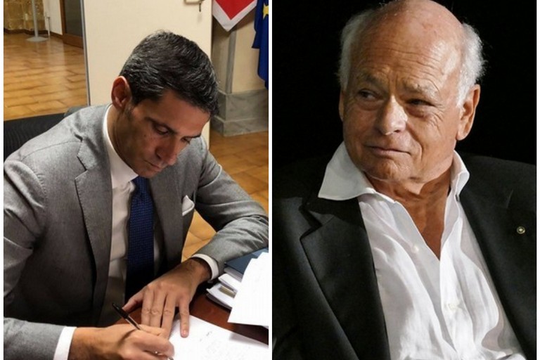 da sx assessore Pentassuglia con il conte Spagnoletti Zeuli
