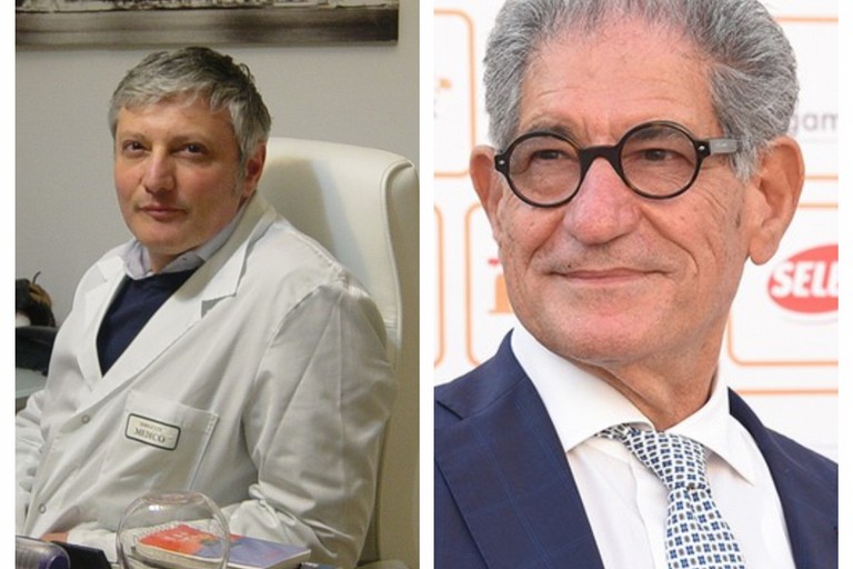 da sx il dottor Guarriello ed il cav. Pomarico