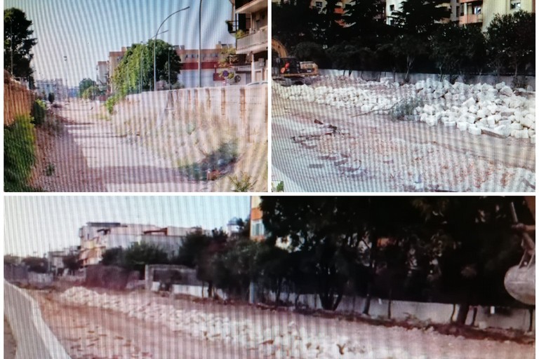 Abbattuto il muro perimetrale tra la ferrovia e la zona INPS e Largo Appiani