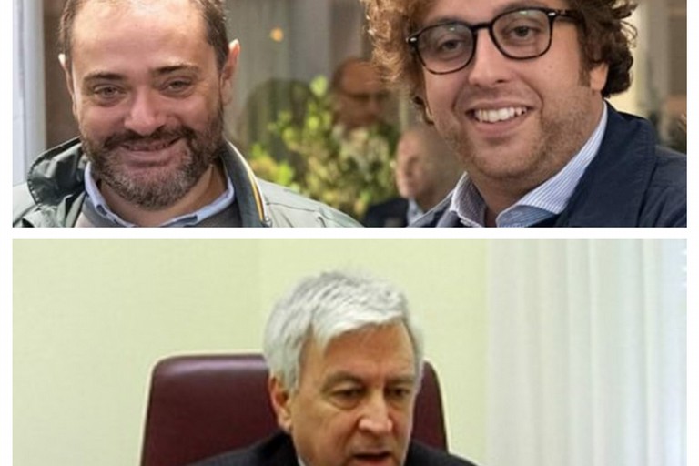 Da sx Fuzio, De Mucci e l'on. Fucci