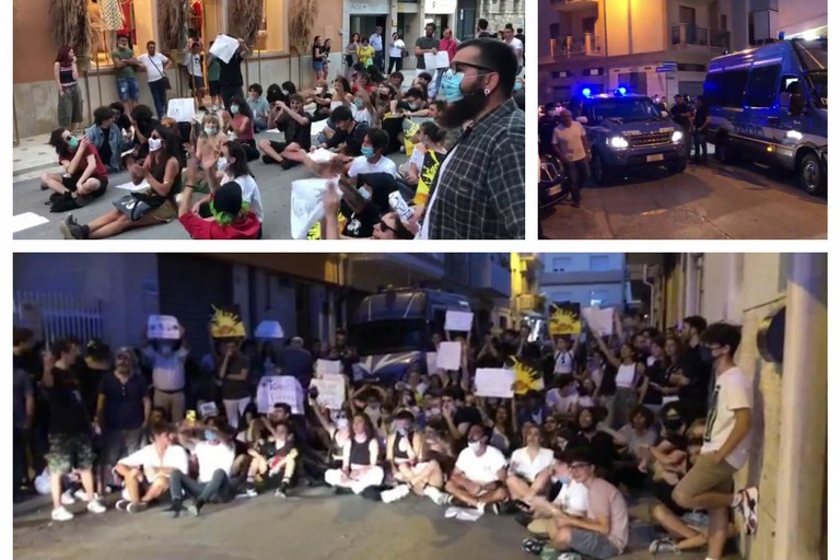 contestazione per la presenza di Matteo Salvini