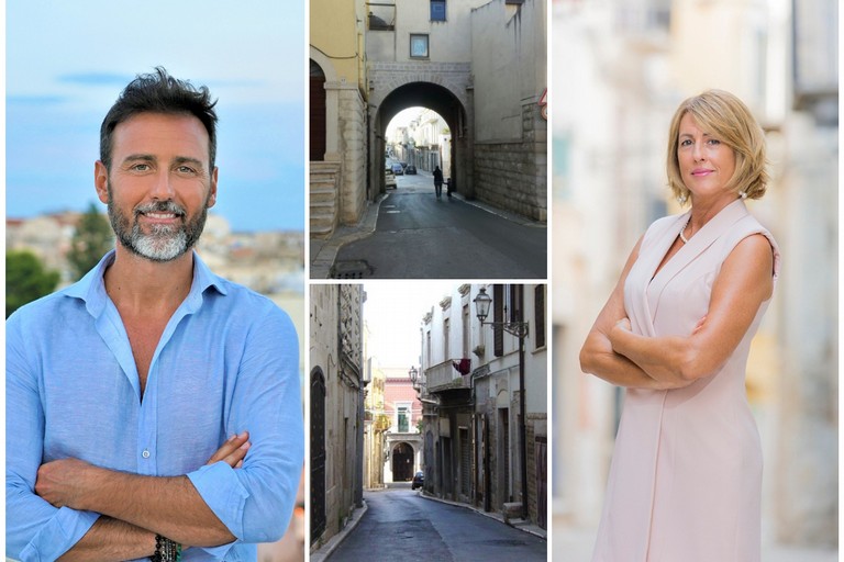 L'avv. Falcetta e la prof.ssa Matera della lista Andria Più