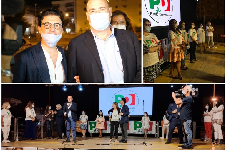 manifestazione del Partito Democratico