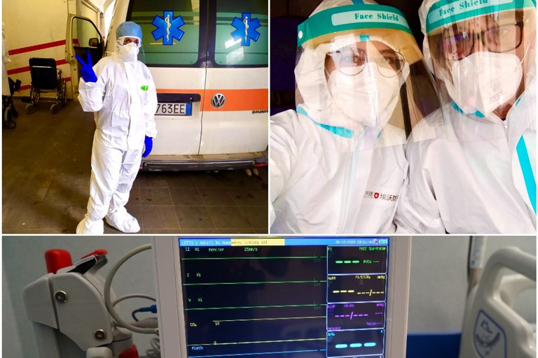operatori sanitari al lavoro