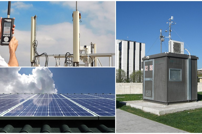 impianti fotovoltaici comunali ed il monitoraggio dell'aria in città