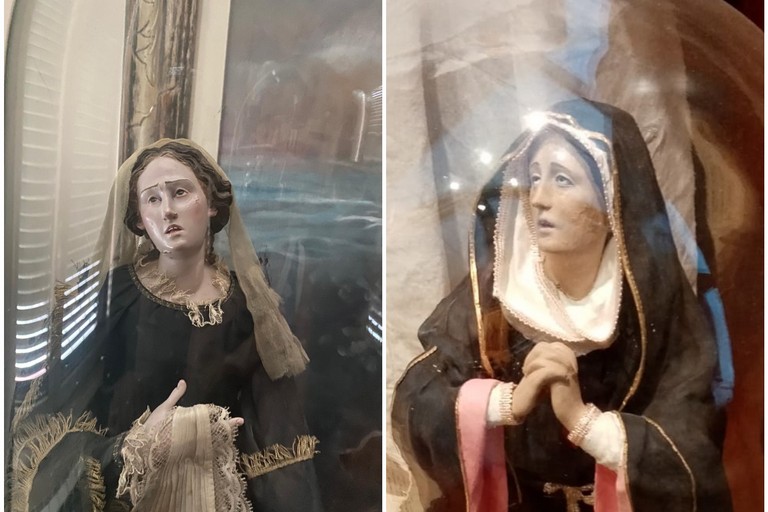 I due simulacri donati all'Arciconfraternita di Maria SS.ma Addolorata