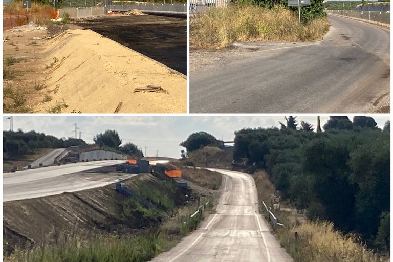 provinciale Andria Canosa di P.: complanari pericolose, a rischio sicurezza