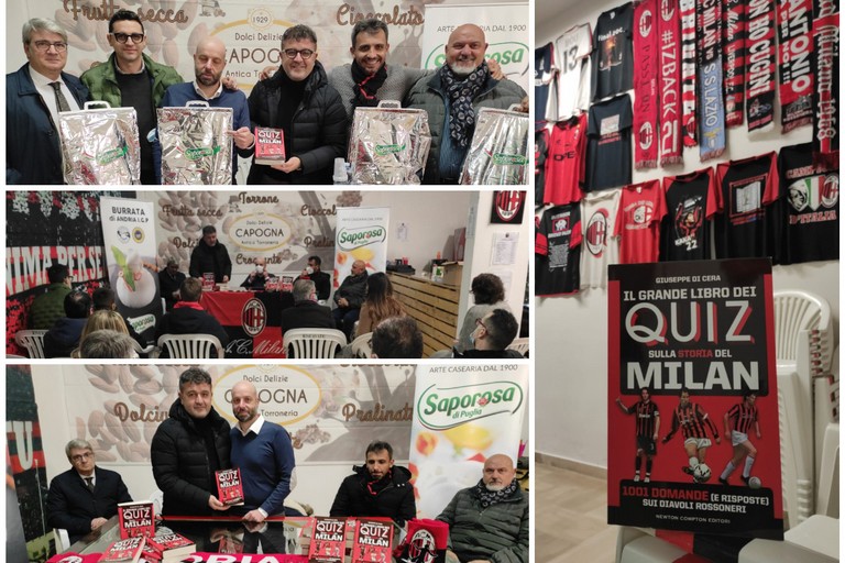 i vertici ed i tifosi del Milan Club Andria