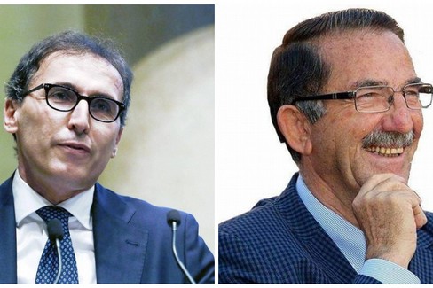 Francesco Boccia (sx) con Bernardo Lodispoto