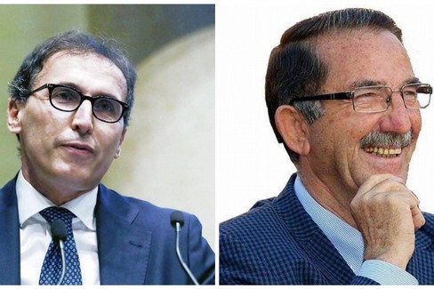 Francesco Boccia (sx) con Bernardo Lodispoto