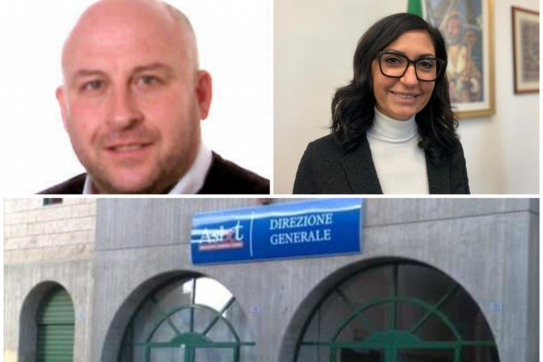 Il consigliere Perrini e la nominata Dg per la Asl Bt, Dimatteo