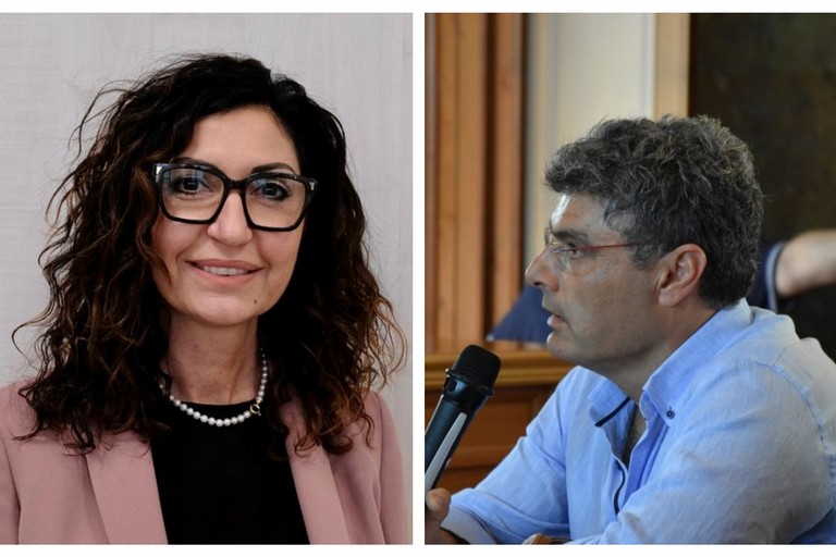 La Dg Tiziana Dimatteo con Angelo Somma della Fials
