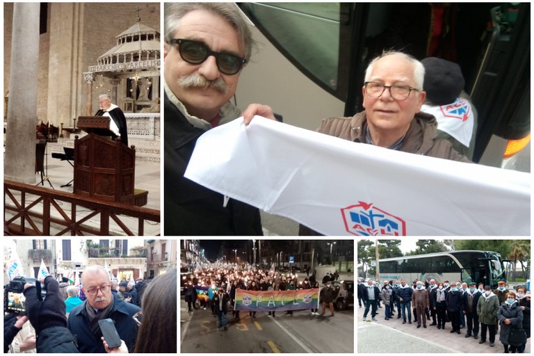 da Andria per partecipare davanti alla tomba di San Nicola alla marcia della Pace