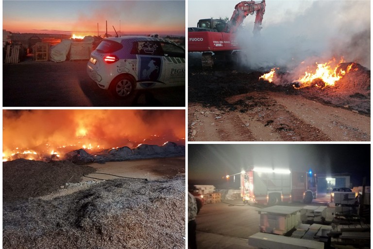 incendi nella notte