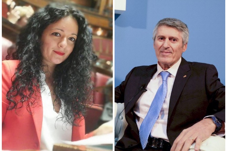 da sx l'on. Galizia ed il sen. Quarto