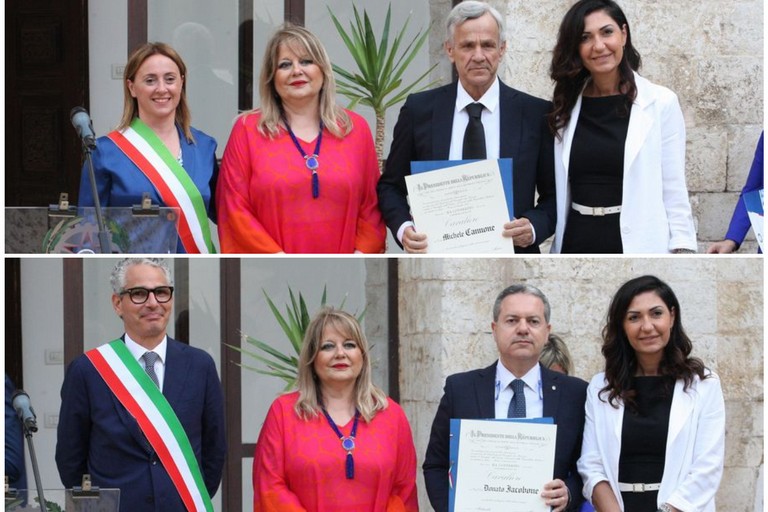 neo insigniti Cavalieri al Merito della Repubblica