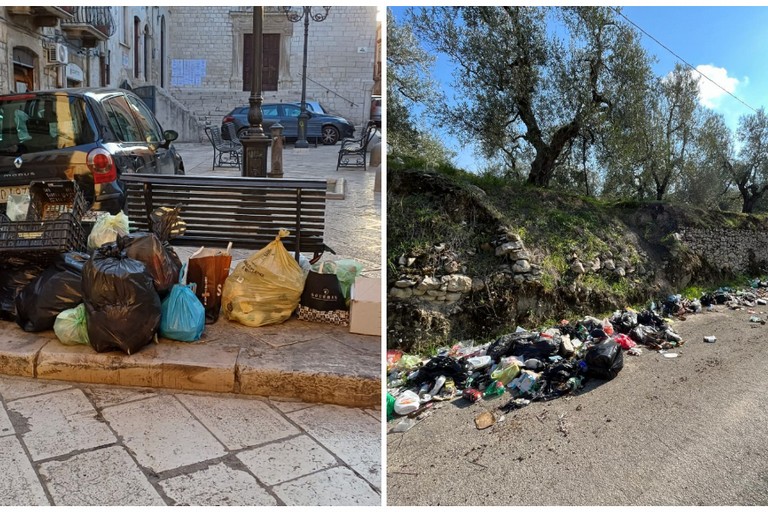 Abbandono di rifiuti ad Andria