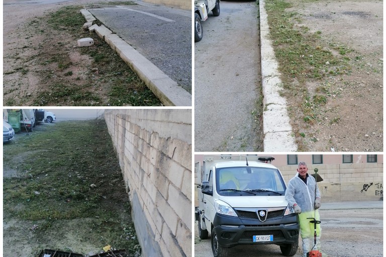 Intervento straordinario di pulizia per via Fornaci