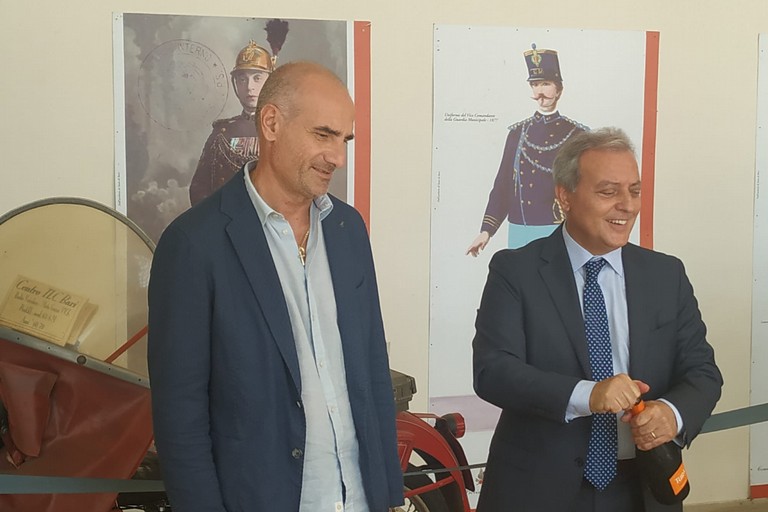da sx ing. Franculli e ing. de Vincentis