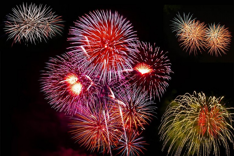 fuochi artificiali lago Maggiore. <span>Foto Riccardo Di Pietro</span>