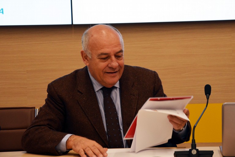 L'assessore ai Trasporti Giovanni Giannini