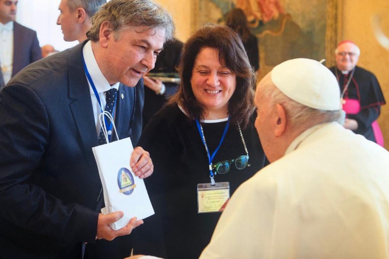Gilardi e Vurchio dal Papa