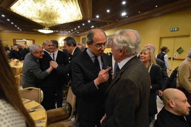 Giorgino a Bari con Salvini (foto Repubblica Bari)