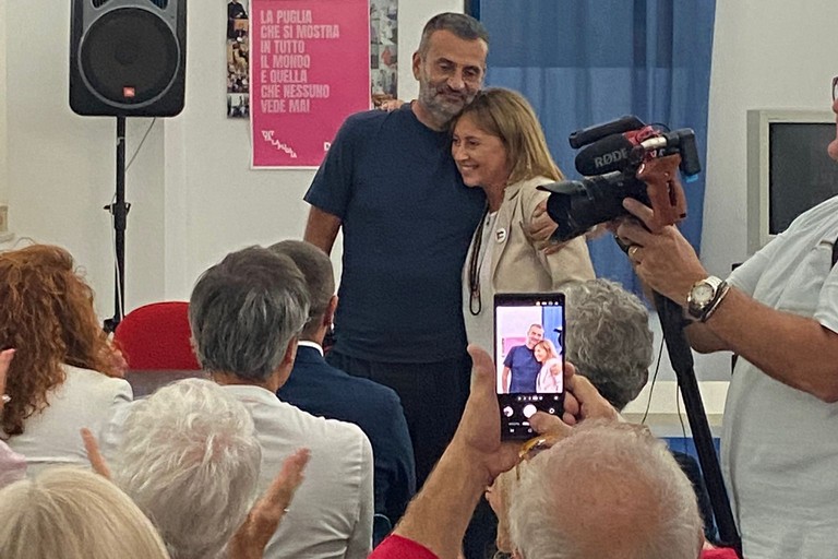 Antonio Decaro e Giovanna Bruno
