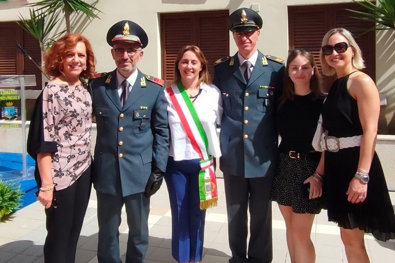Il Sindaco Giovanna Bruno alla Festa della Guardia di Finanza