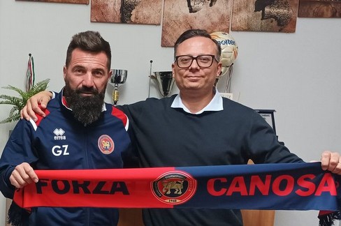 Girolamo Zinfollino Foto dalla pagina facebook del Canosa Calcio