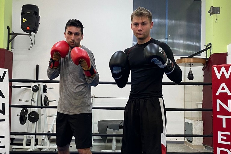 I pugili Nicola De Fato e Giacomo Pastore