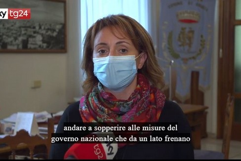 Il sindaco Bruno su Sky JPG