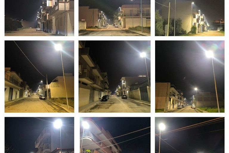 Illuminazione quartiere Monticelli Andria