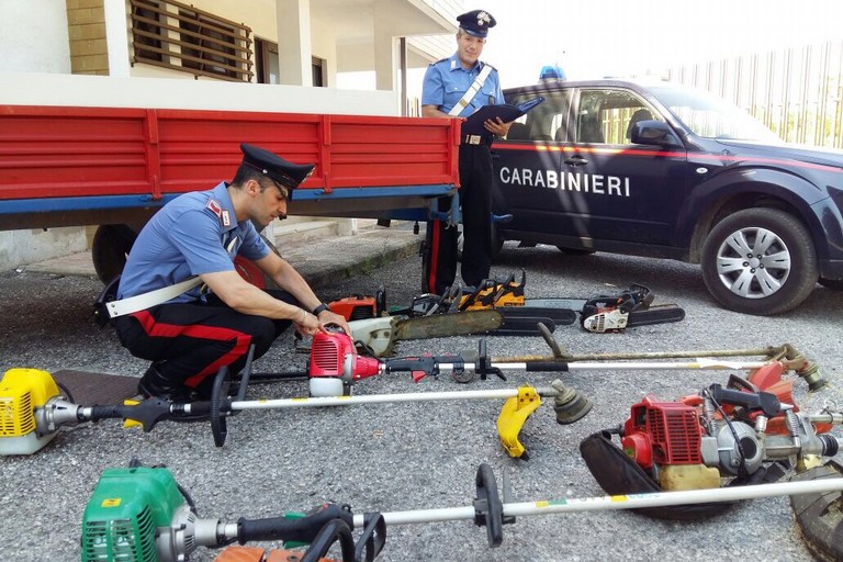 Carabinieri con refurtiva