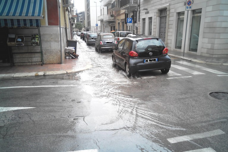 pioggia ad Andria