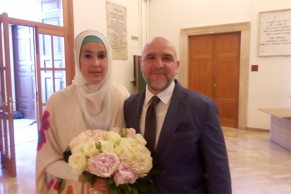 Matrimonio internazionale a Palazzo di città tra due musulmani