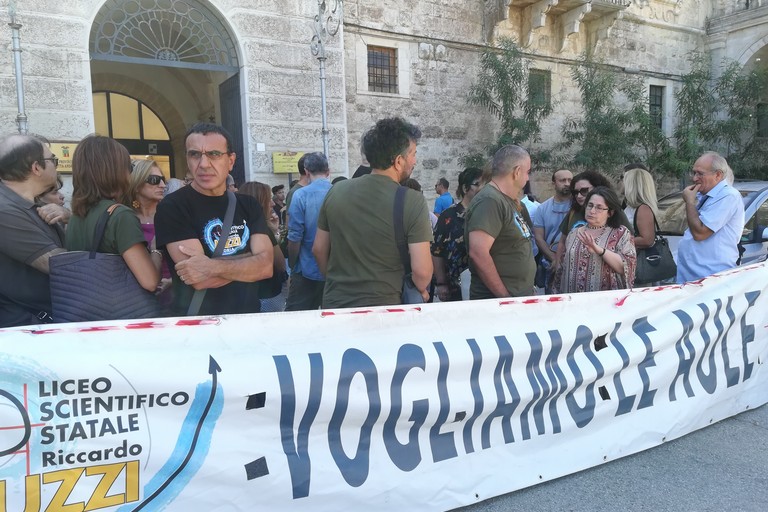 Protesta docenti del Nuzzi