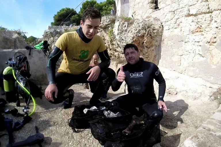 Puliamo il mondo, pulizia dei fondali di Polignano a mare