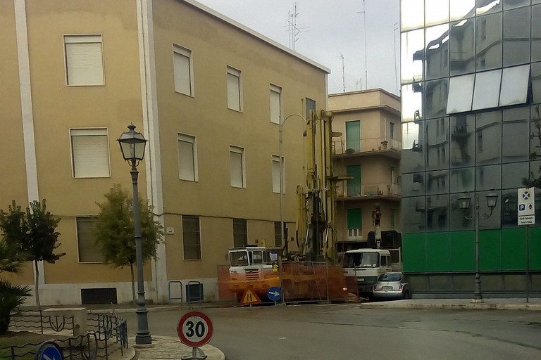 lavori Italgas a via Napoli