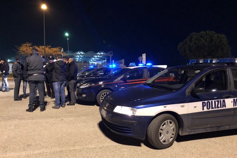 posto di controllo delle Forze dell'ordine