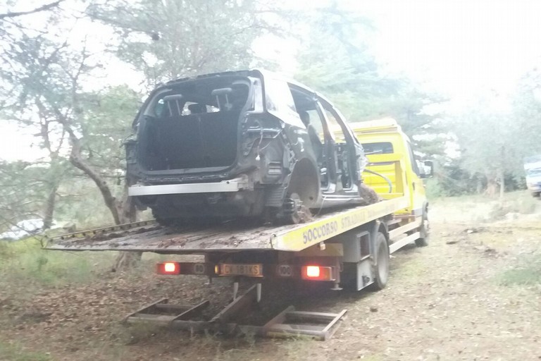 rinvenimento di auto rubate