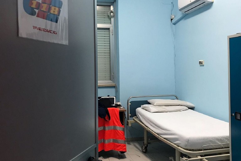 locali del 118 presso l'ospedale