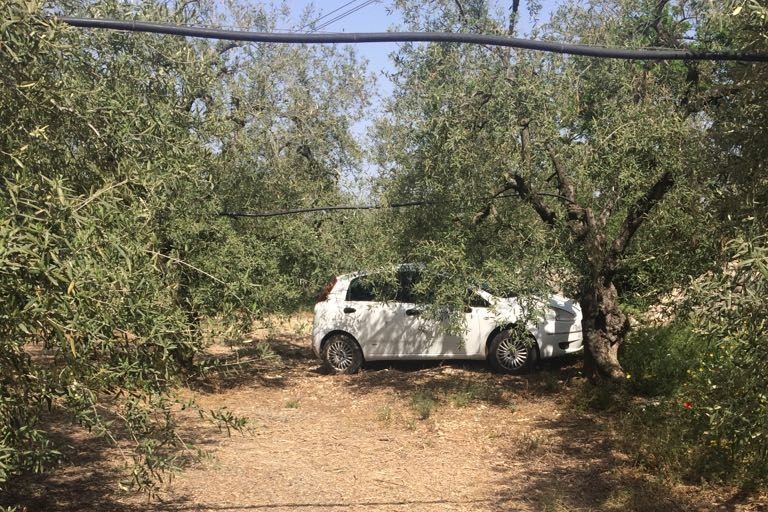 auto rubata ritrovata in contrada Coda di Volpe