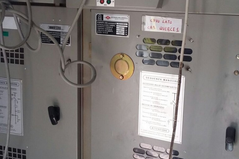 cabina Enel di via delle Querce