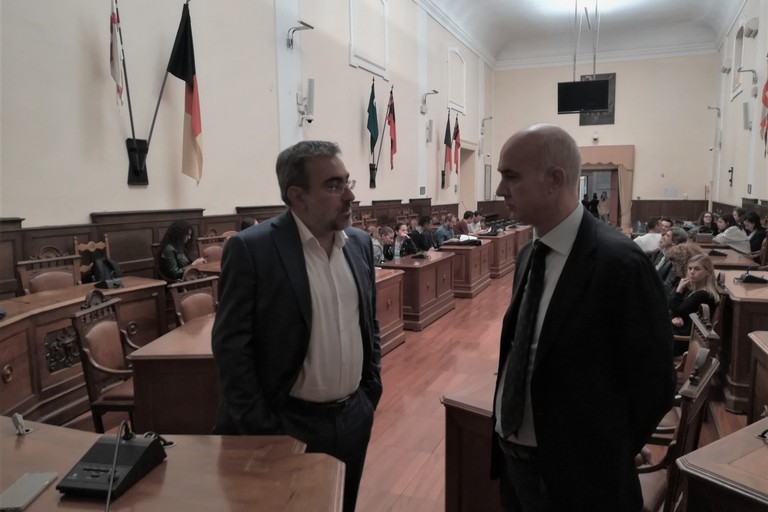 da sx dr. Alessandro Buongiorno ed il prof. Savino Santovito