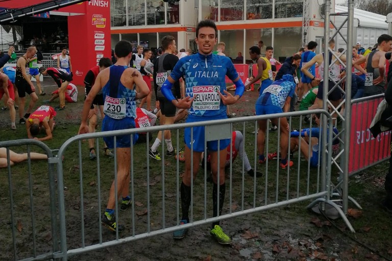 Pasquale Selvarolo ai Campionati Europei di corsa campestre in Olanda